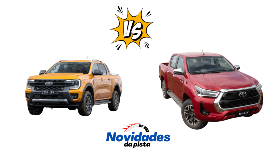 Introdução As picapes são um segmento que conquista apaixonados por robustez, versatilidade e potência. Neste artigo, vamos explorar um confronto entre dois grandes nomes desse mercado: a Ford Ranger V6 e a Toyota Hilux 2.8. Apesar de diferenças marcantes na ficha técnica, cada uma delas tem características que cativam seus respectivos públicos. Especificações Técnicas Ford Ranger V6: Motor: 3.0 V6 turbodiesel Potência: 250 cavalos Torque: 60 kgfm Câmbio: Automático de 10 marchas Destaques: Modernidade, conforto interno e recursos avançados que aproximam a picape de um SUV de luxo. Toyota Hilux 2.8: Motor: 2.8 turbodiesel, 4 cilindros Potência: 204 cavalos Torque: 51 kgfm Câmbio: Automático de 6 marchas Destaques: Robustez, liderança de mercado e confiabilidade, sendo uma opção consagrada para usos mais rústicos. Confronto na Pista O duelo teve como cenário o arrancadão, onde ambos os modelos mostraram seus pontos fortes e limitações. Confira os principais destaques: Aceleração Ford Ranger V6: O motor V6 turbodiesel com câmbio de 10 marchas proporcionou trocas de marchas rápidas e eficientes, garantindo agilidade tanto no 0-100 km/h quanto no 0-400 m. 0-100 km/h: 10,1 segundos (superando a ficha técnica). 0-400 m: 17,1 segundos. Toyota Hilux 2.8: Apesar de menos potente, apresentou uma aceleração digna para o segmento, com destaque para a relação peso/potência. 0-100 km/h: 10,4 segundos (também superando as expectativas). 0-400 m: Não informado no comparativo, mas foi perceptível a diferença para a Ranger em trechos mais longos. Conforto e Usabilidade Ford Ranger V6: O interior espaçoso e repleto de recursos modernos é um dos grandes trunfos. Ideal para o uso urbano e viagens, é considerada por muitos mais próxima de um SUV do que de uma picape tradicional. Desafios: Dimensões que podem ser um problema em ambientes urbanos ou garagens menores. Toyota Hilux 2.8: Mantém uma pegada mais tradicional, priorizando robustez e durabilidade. Apesar de não tão moderna quanto a Ranger, ainda é extremamente confiável e eficiente. Destaques: Melhor desempenho em terrenos off-road e condições adversas. Impressões Gerais Ambos os modelos impressionaram com desempenhos superiores ao prometido na ficha técnica. A Ford Ranger se destacou pela potência e pela sofisticação, enquanto a Toyota Hilux reafirmou seu compromisso com a robustez e a liderança no mercado. Ford Ranger V6: Ideal para quem busca uma picape com pegada urbana e equipada com tecnologias de ponta. Toyota Hilux 2.8: Uma escolha mais rústica, confiável e preparada para trabalhos pesados. Conclusão O duelo reforça que tanto a Ford Ranger V6 quanto a Toyota Hilux 2.8 são opções excelentes dentro de suas propostas. A decisão final depende das necessidades e prioridades do comprador: potência e modernidade versus robustez e tradição. Qual é a sua favorita?